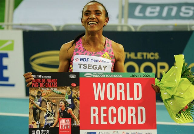 Новый мировой рекорд среди женщин на дистанции 1500 метров