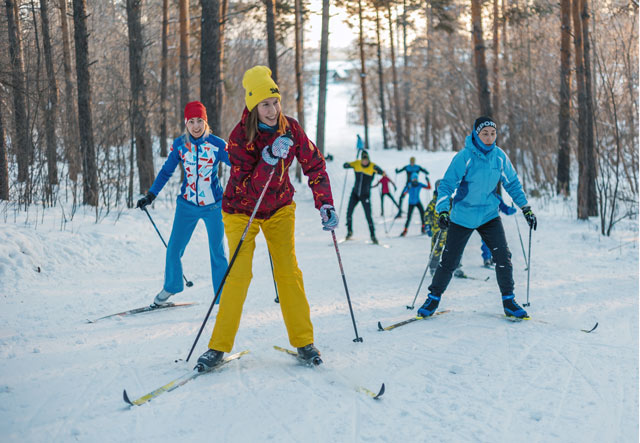 Где покататься на беговых лыжах в Новосибирске