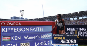 Кипьегон мировой рекорд 5000 метров 2023